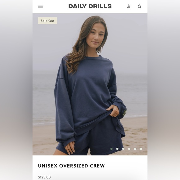 Daily Drills Unisex Crew XS/SM - Picture 1 of 6